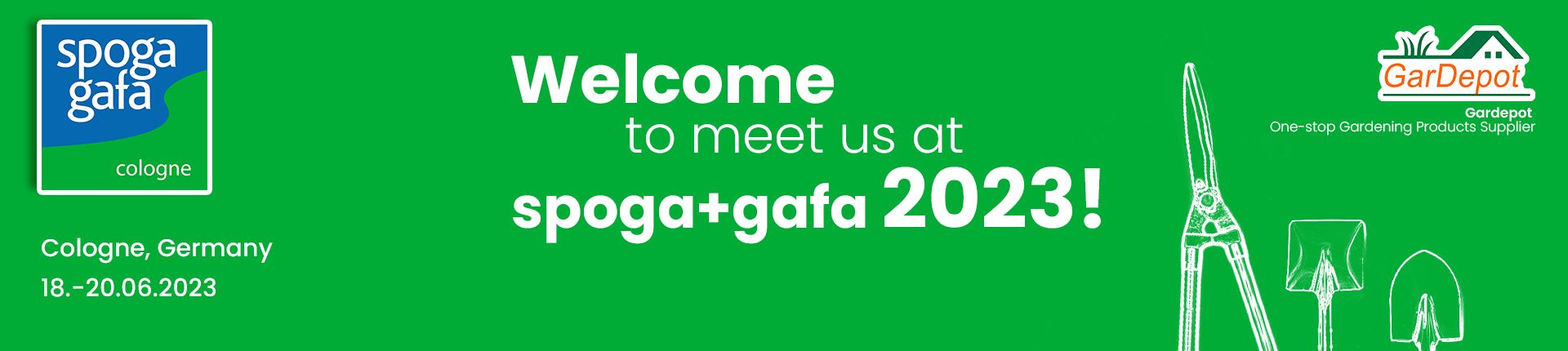 Welcome to meet us at spoga+gafa 2023!