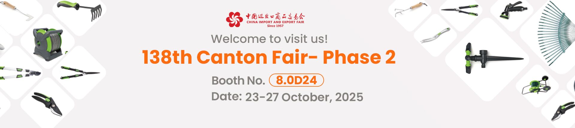 Join Us at the Canton Fair – Booth 8.0D24