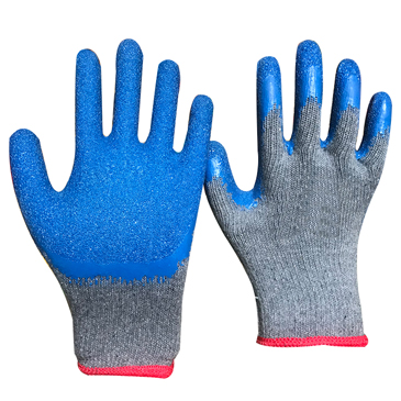 Latex Crinkle Coated Glove