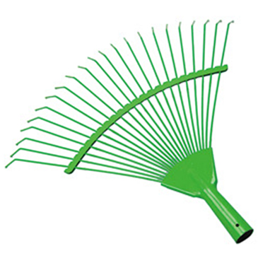 Garden Leaf Rake Carbon Steel 22Teeth- Round wire Garden Leaf Rake Carbon Steel 22Teeth- Round wire