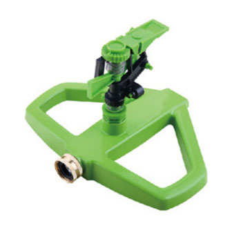 plastic rotary sprinkler and zinc alloy base