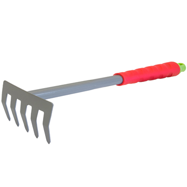 Manufacture High Quality 5 Teeth Steel Grass Garden Rake