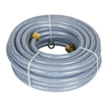 PVC hose with brass hose connector
