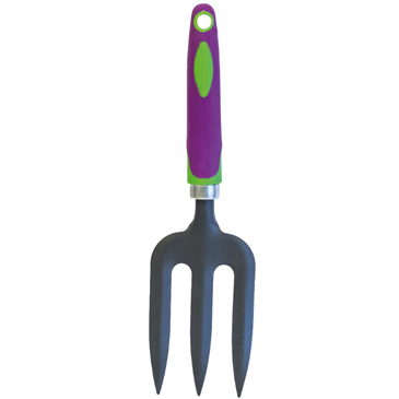 Gardening tools 3 teeth rake with TPR handle