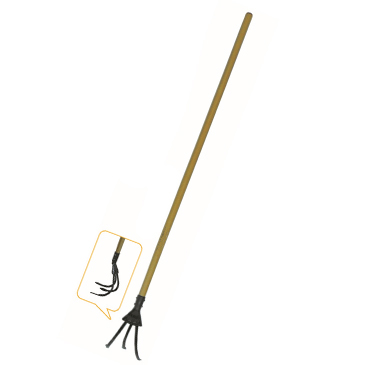 3 Tin Cultivator with Wooden handle