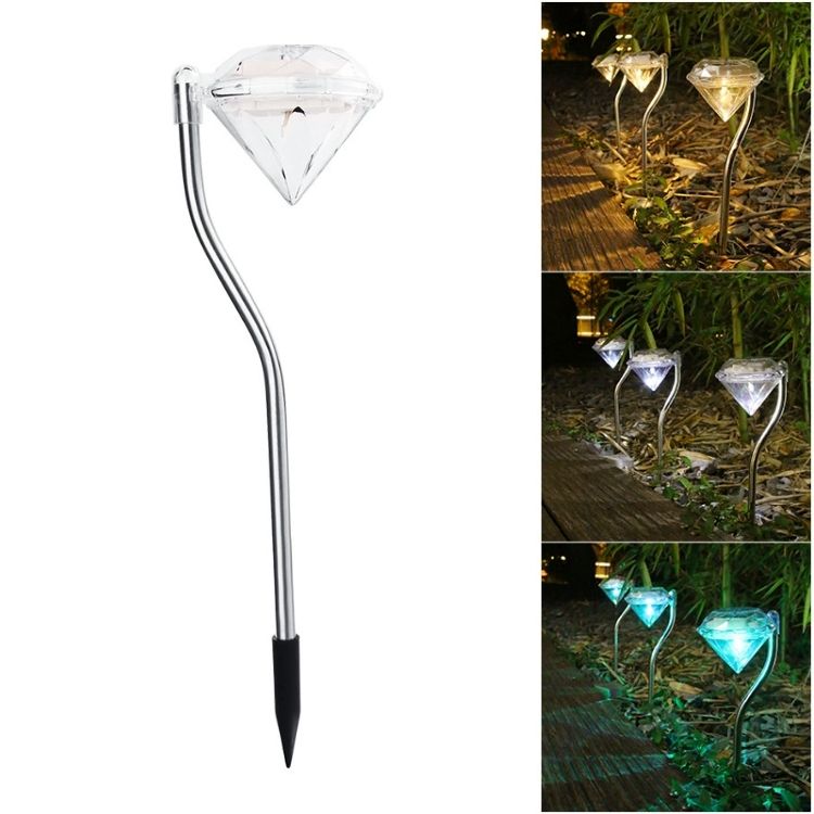 Solar Bending Pole Diamond Ground Plug Lamp