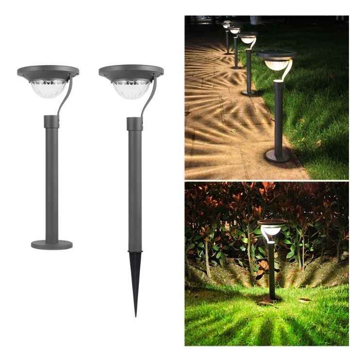 Solar Warm White Dual-Purpose Lawn Lamp