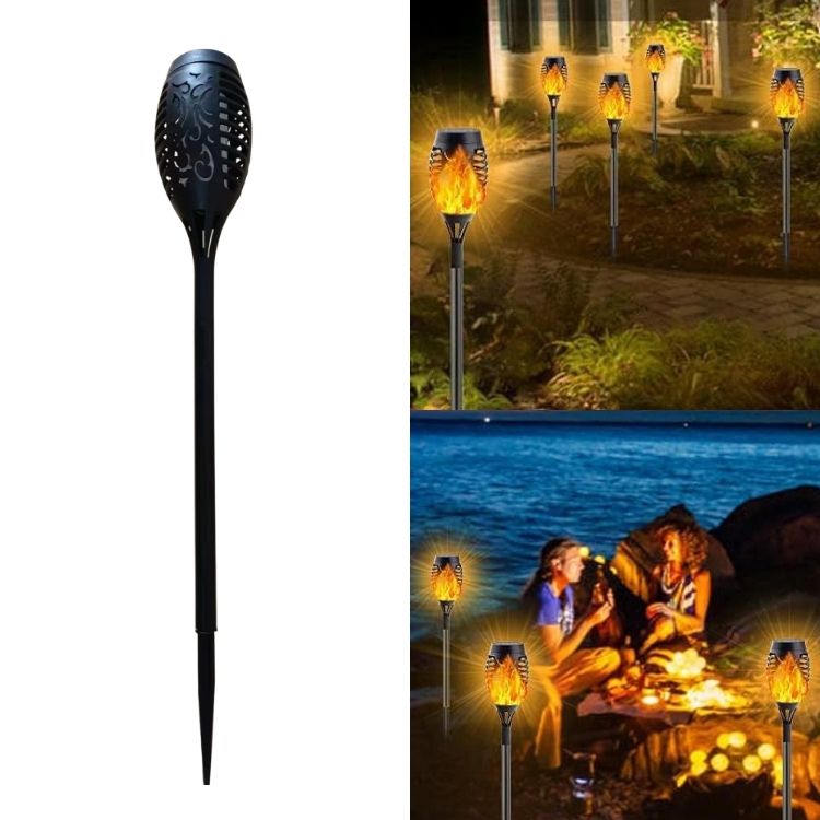 Solar Garden Flame Plug Light