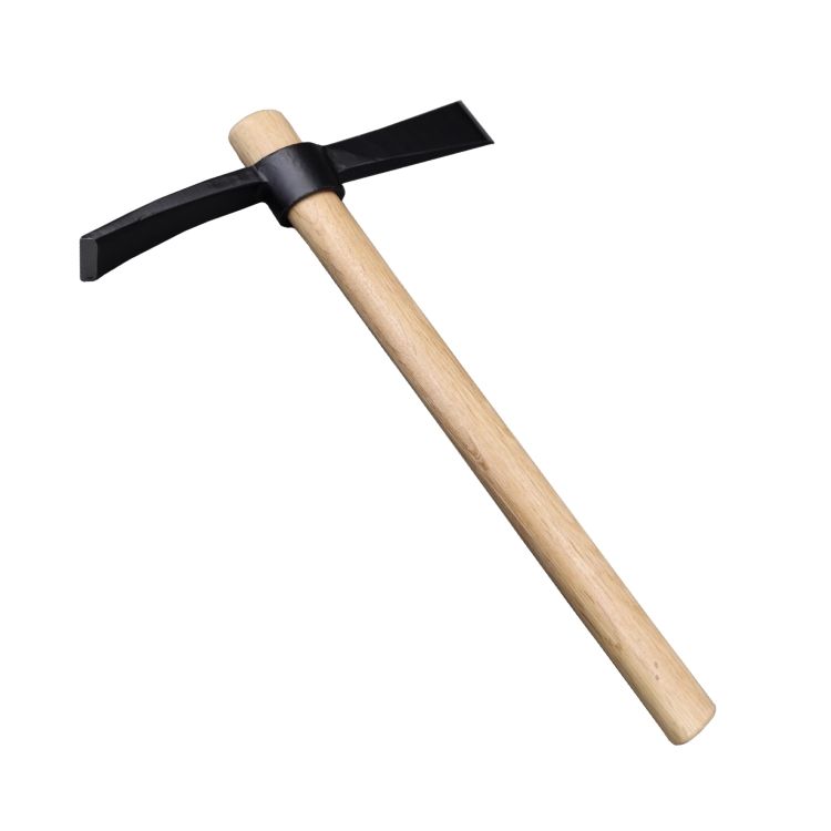Carbon Steel Pickaxe with Hardwood Handle
