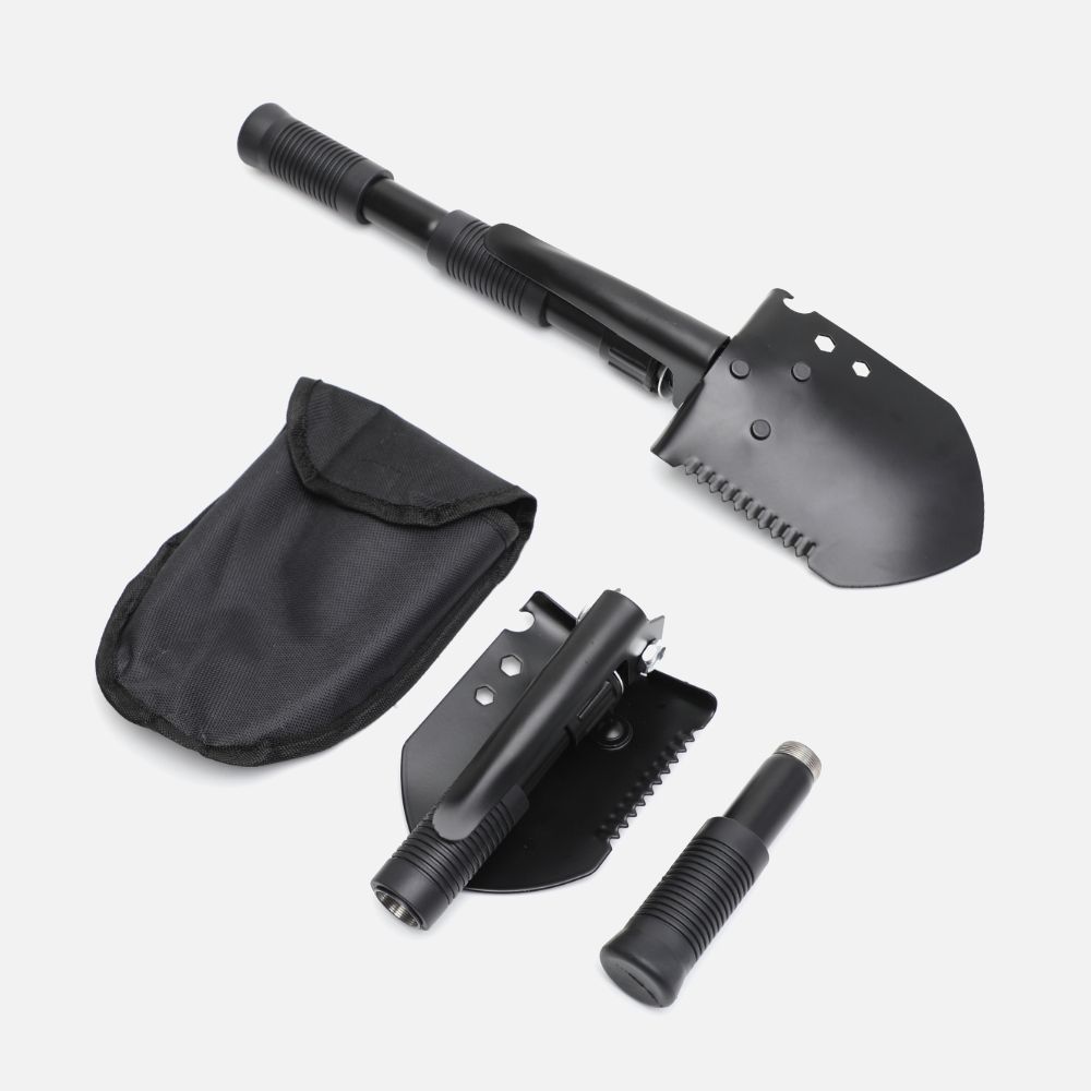 Folding Shovel with Pick
