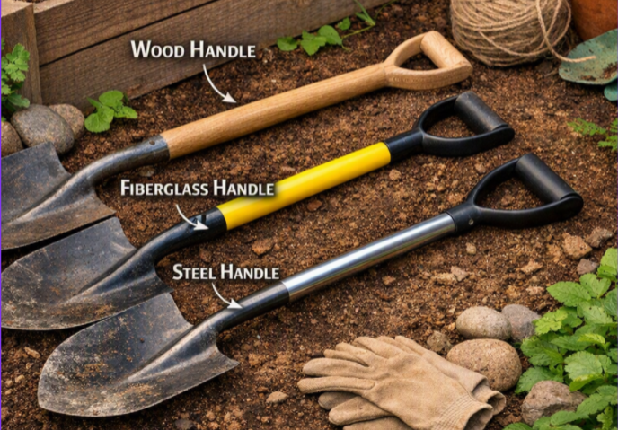 Garden Tool Handle Materials: Wood vs Fiberglass vs Steel